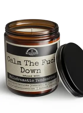 Calm the Fuck Soy Candle 9oz