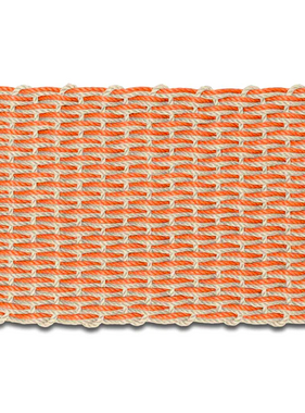 Cord Mats - Light Double Weave Orange & Light Tan 24" x 36"