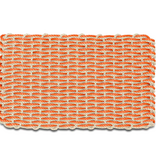 Cord Mats - Light Double Weave Orange & Light Tan 18" x 30"