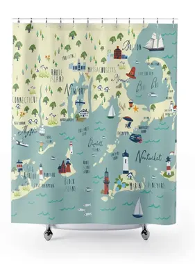 Northern Shore Shower Curtain