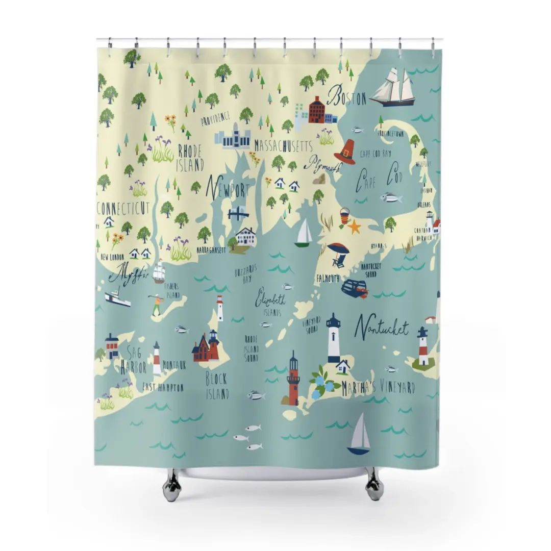 Northern Shore Shower Curtain
