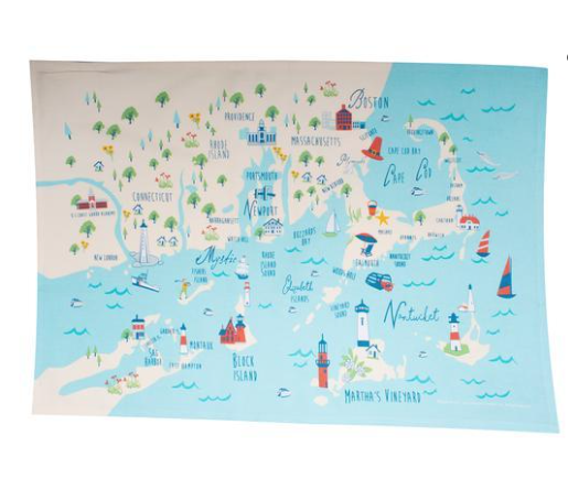 Northern Shore Tea Towel