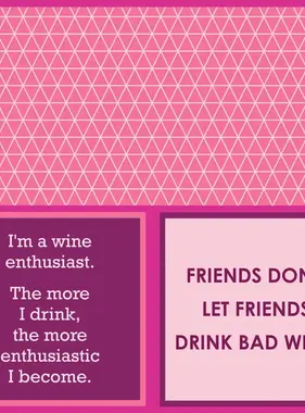 Cocktail Napkin - Friends Don't Let Friends - 20 Ct/3Ply