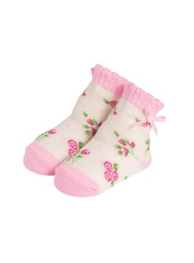 Rose Heart Socks