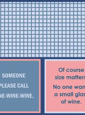 Cocktail Napkin - Of Course Size Matters 20 Ct/3Ply