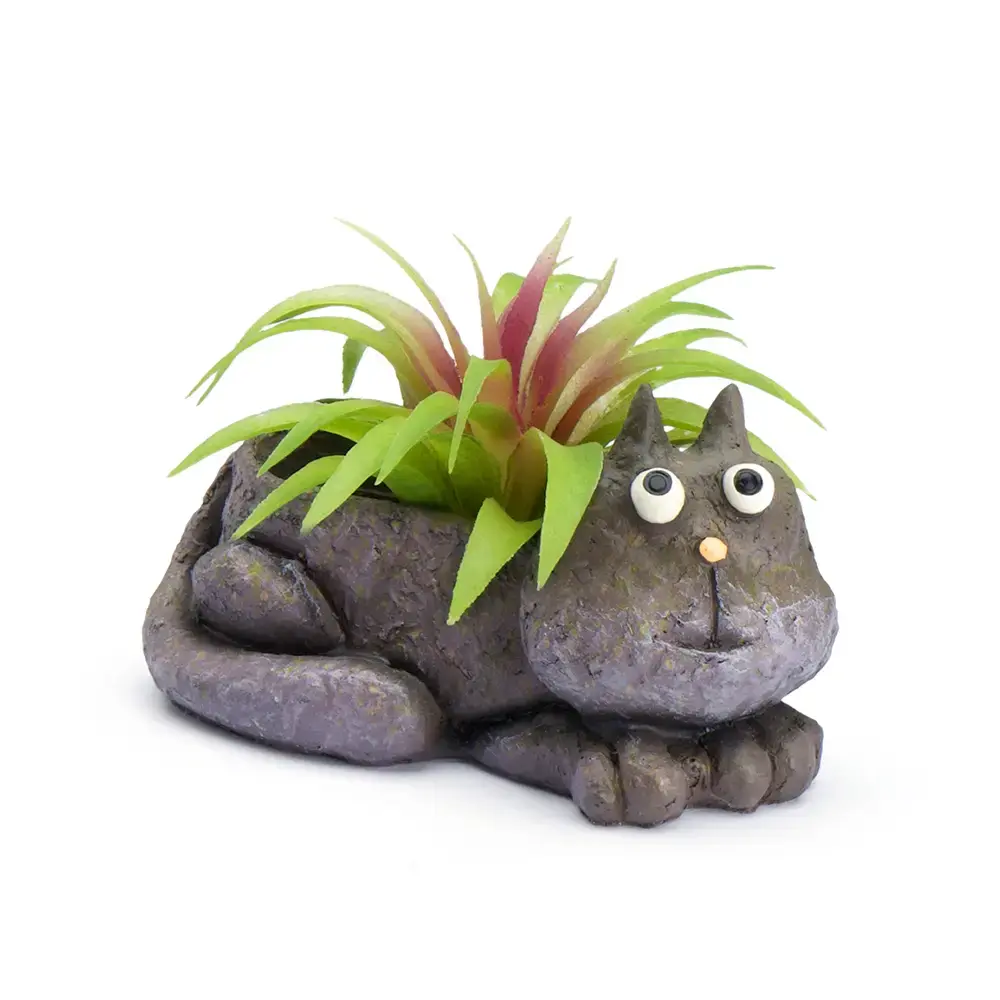 Baby Violet Cat Planter