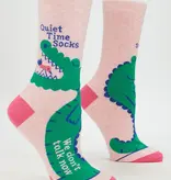 Quiet Time Socks. We Don't Talk Now. Women's Socks