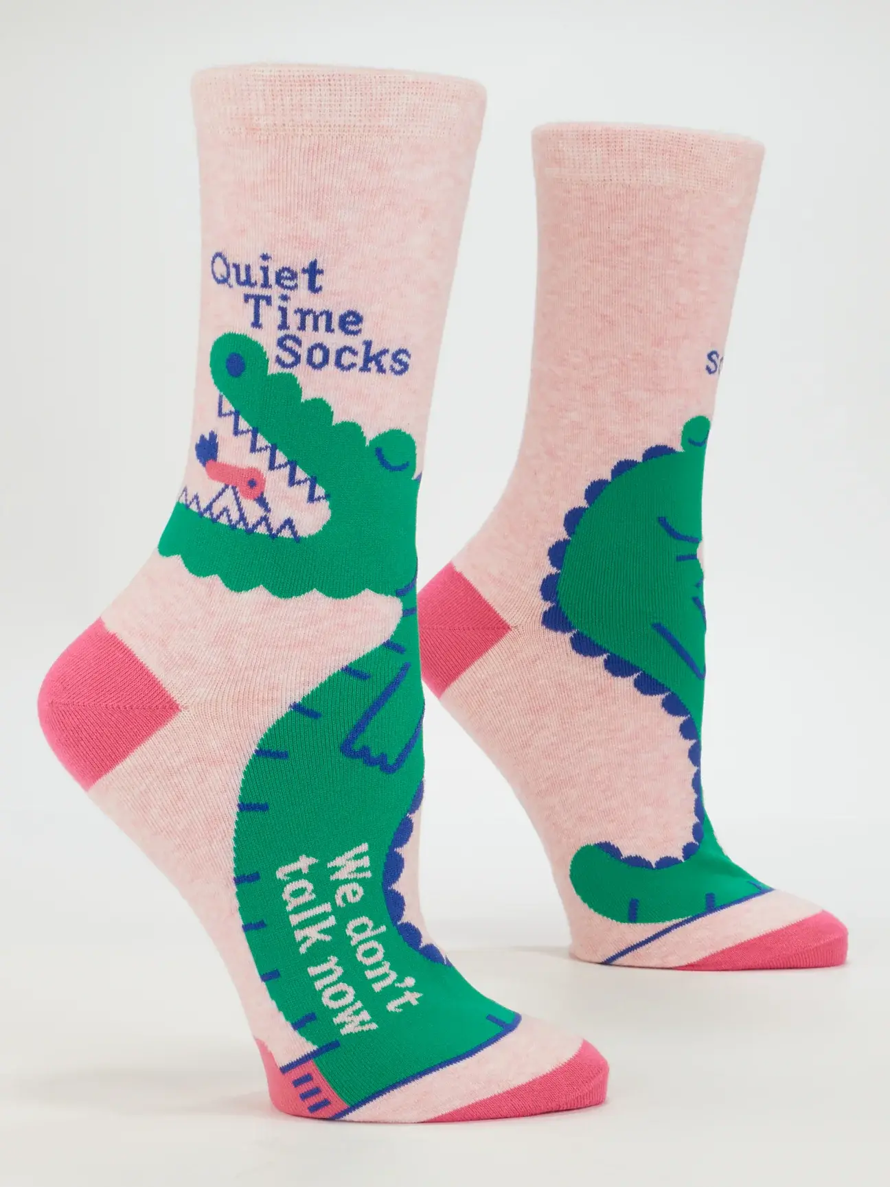 Quiet Time Socks. We Don't Talk Now. Women's Socks