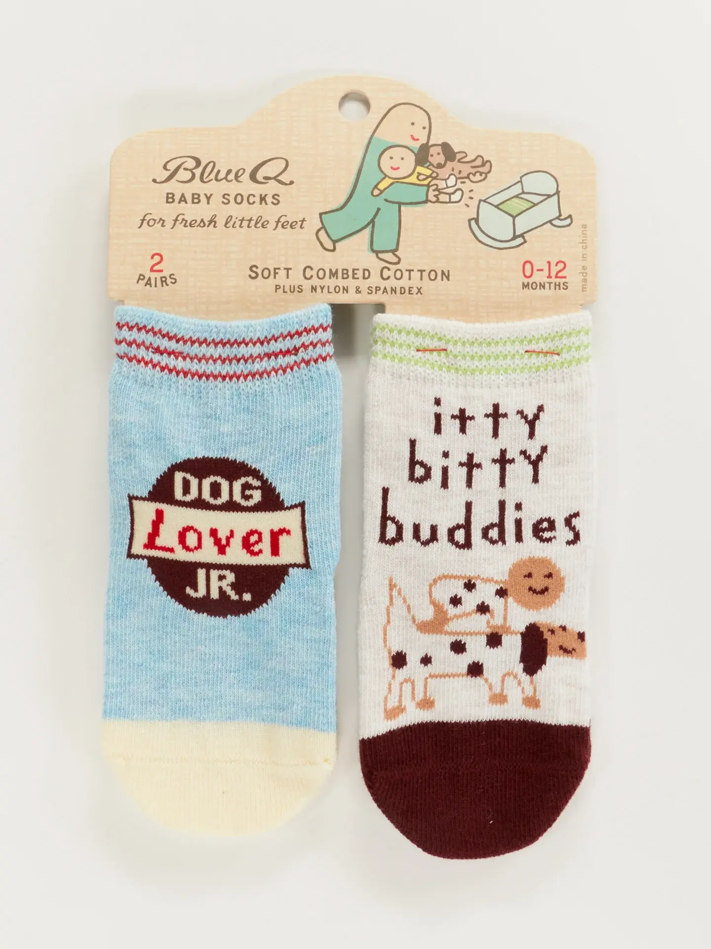 Dog Lover Jr./ Itty Bitty Buddies Baby Socks