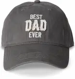 Baseball Cap - Best Dad - Dark Gray