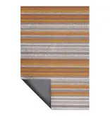 Horizon Stripe Shag Mats - Desert 18" x 28"