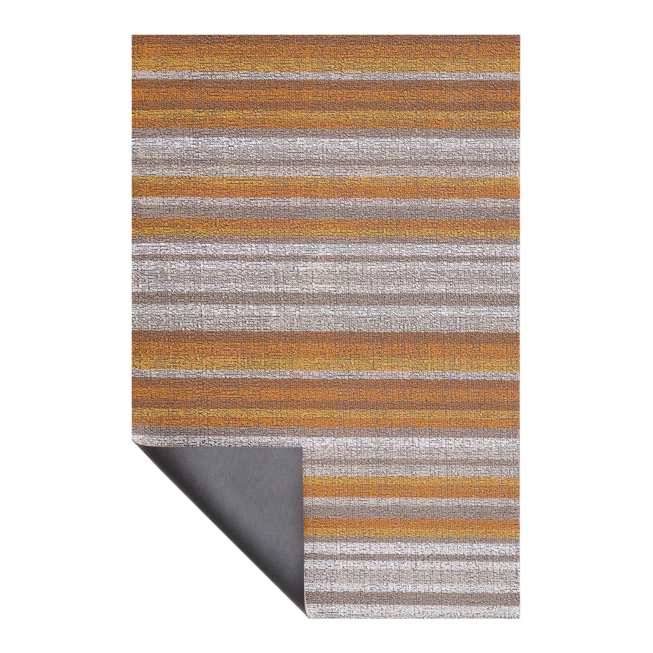 Horizon Stripe Shag Mats - Desert 18" x 28"