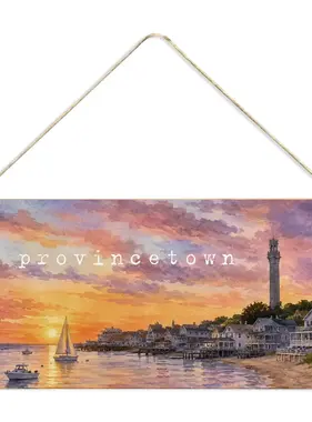 Twine Sign - Provincetown Sunset Seascape