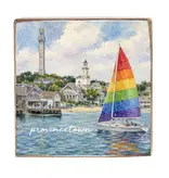 Square Block - Provincetown Pride Sailboat