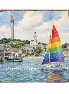 Square Block - Provincetown Pride Sailboat