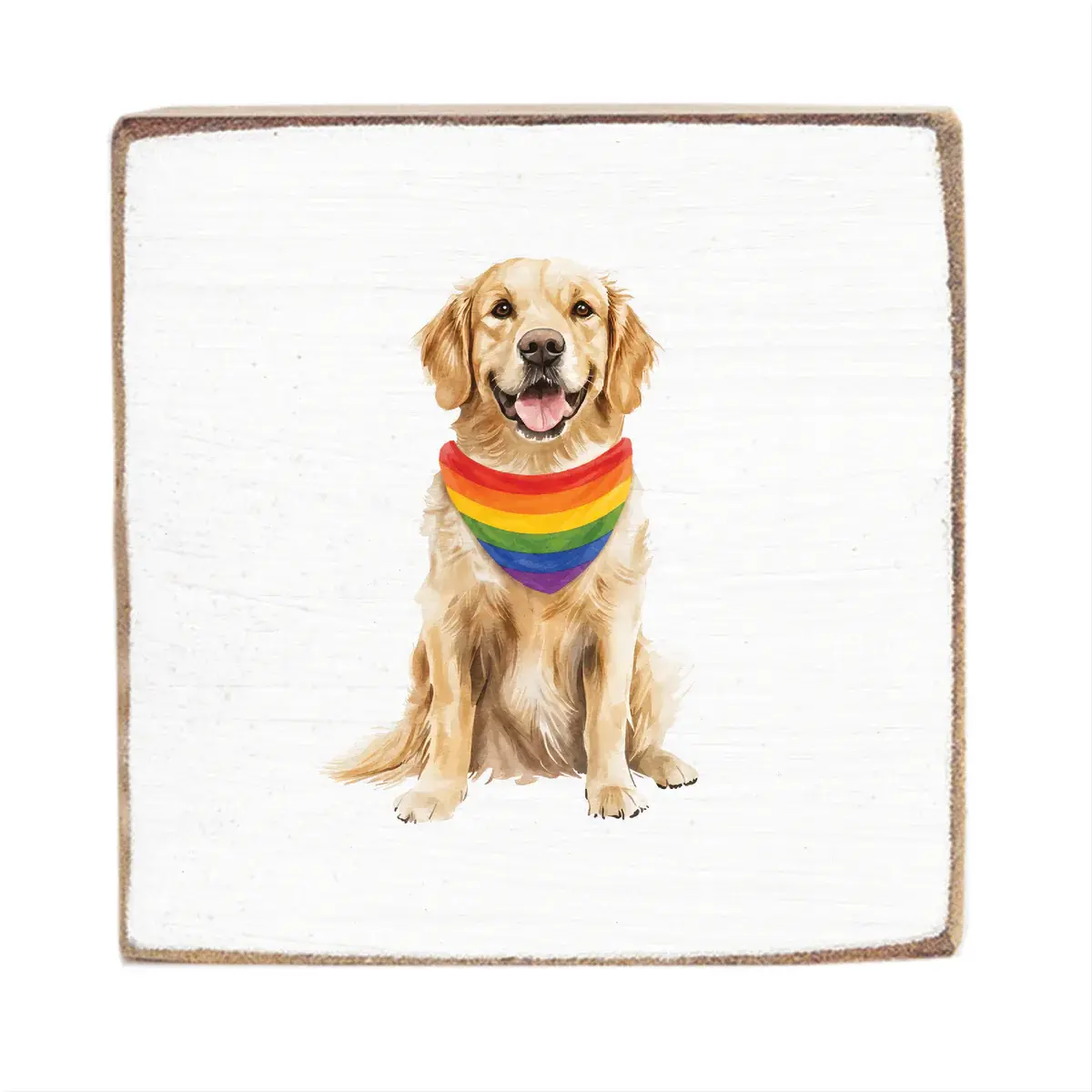Square Block - Pride Dog