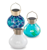 Tea Light Glass Solar Lanterns