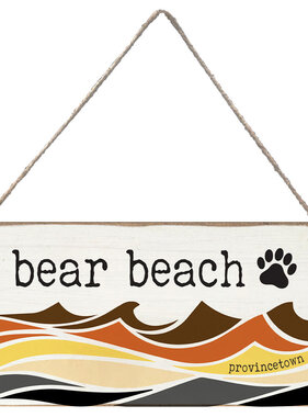 Twine Sign - Bear Beach Provincetown