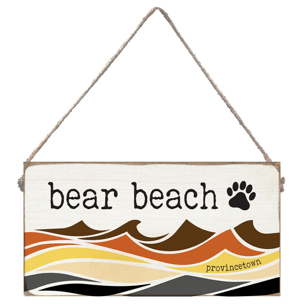 Twine Sign - Bear Beach Provincetown