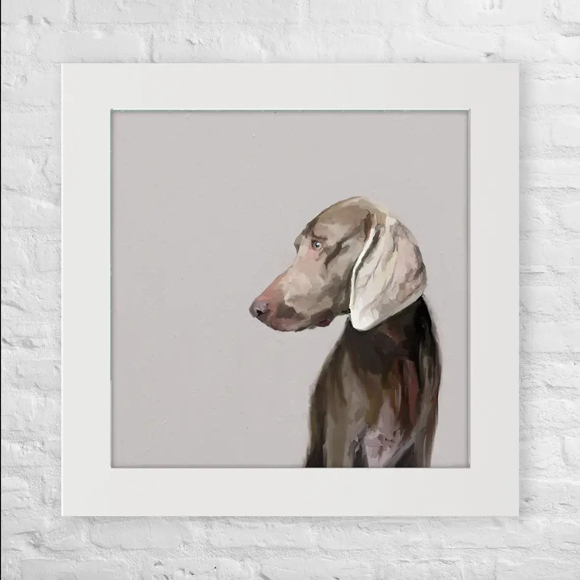 Weimaraner - Happy Square