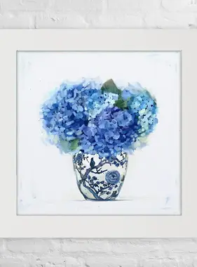 Dreaming in Blue Hydrangeas - Happy Square