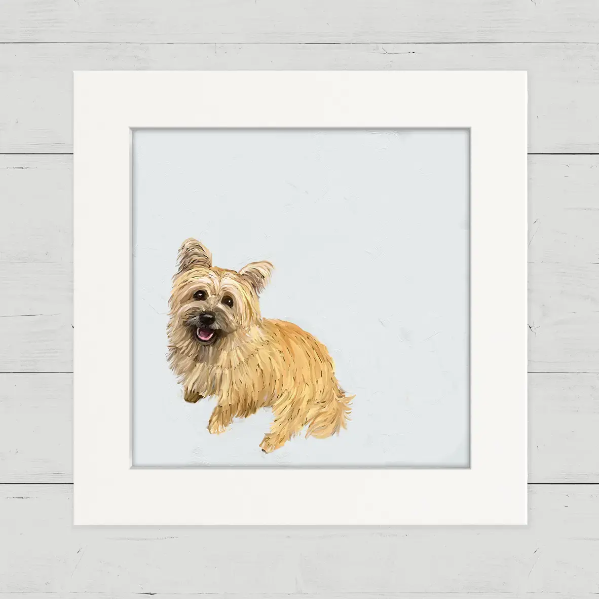 Cairn Terrier Good Boy - Happy Square