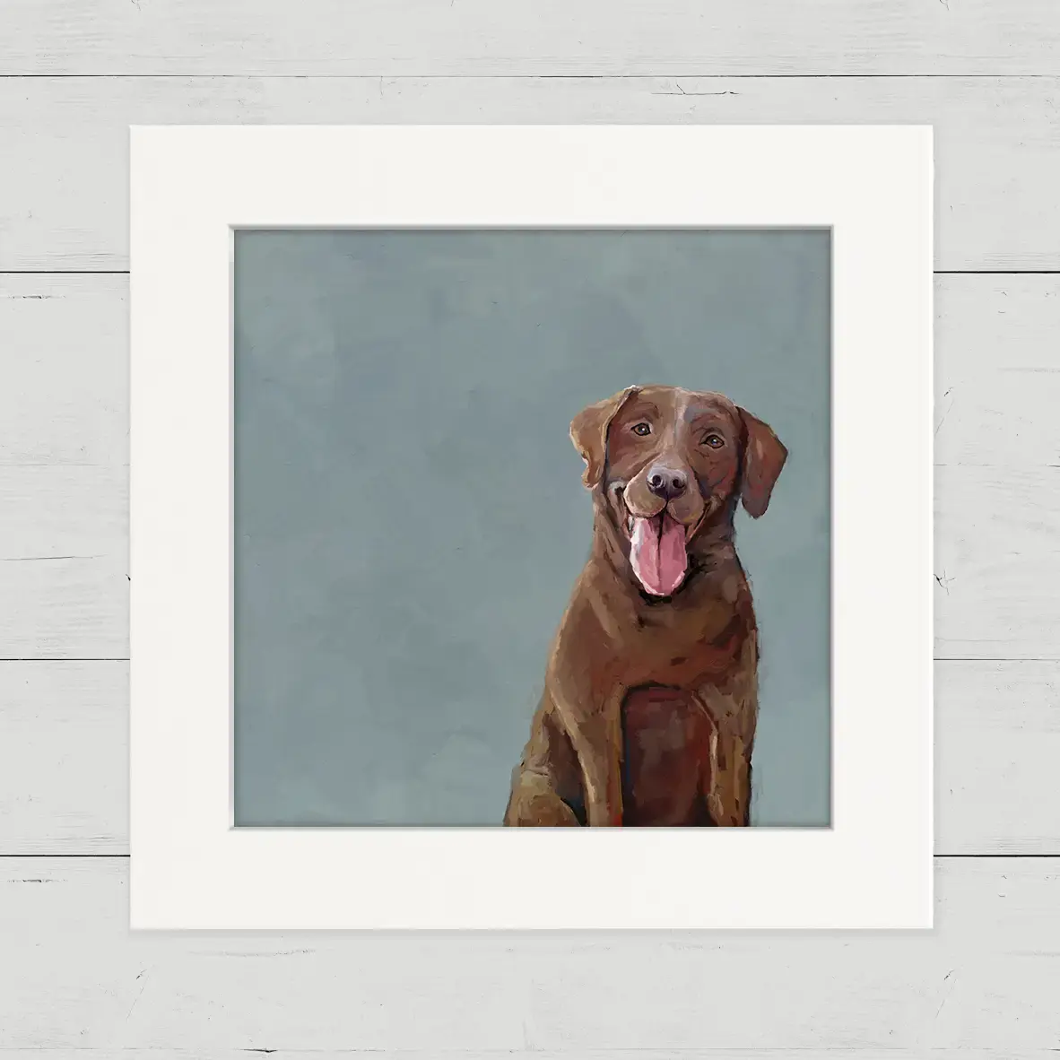Chocolate Lab - Happy Square