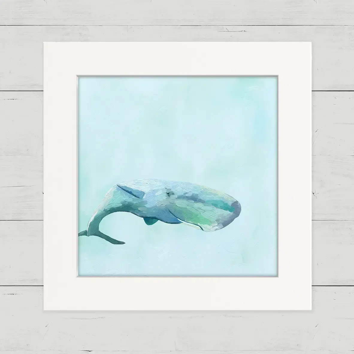 Peaceful Whale - Coastal Square