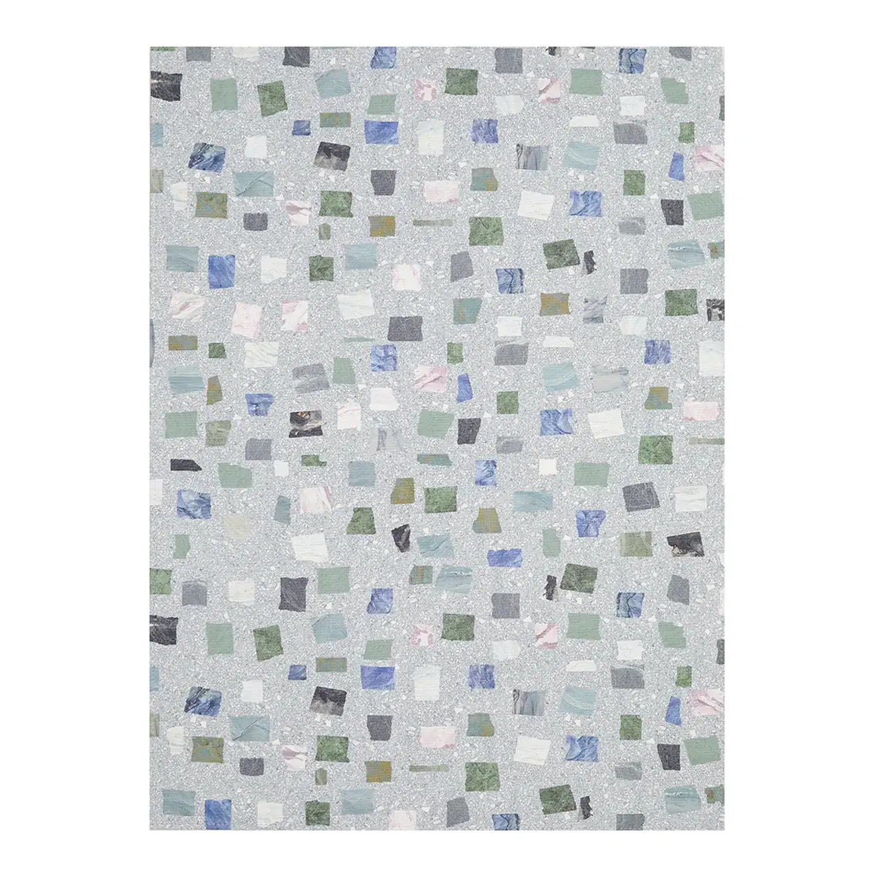 Chilewich Pietra Floor Mat Deep Sea Small (2' x 3')