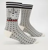 I'll Be In The Garage Men's Socks