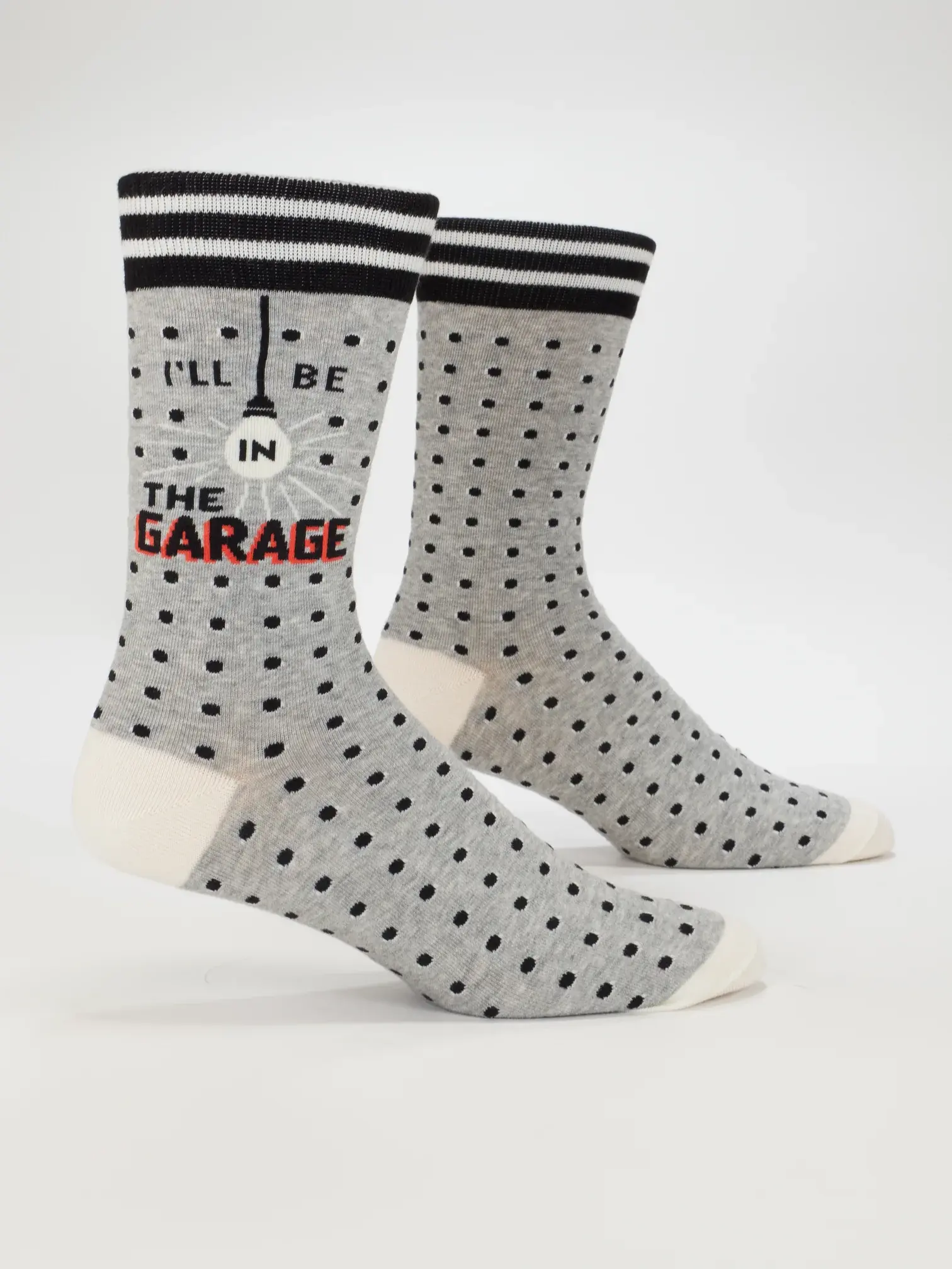 I'll Be In The Garage Men's Socks