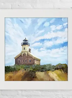 Block Island North Lighthouse - Happy Square