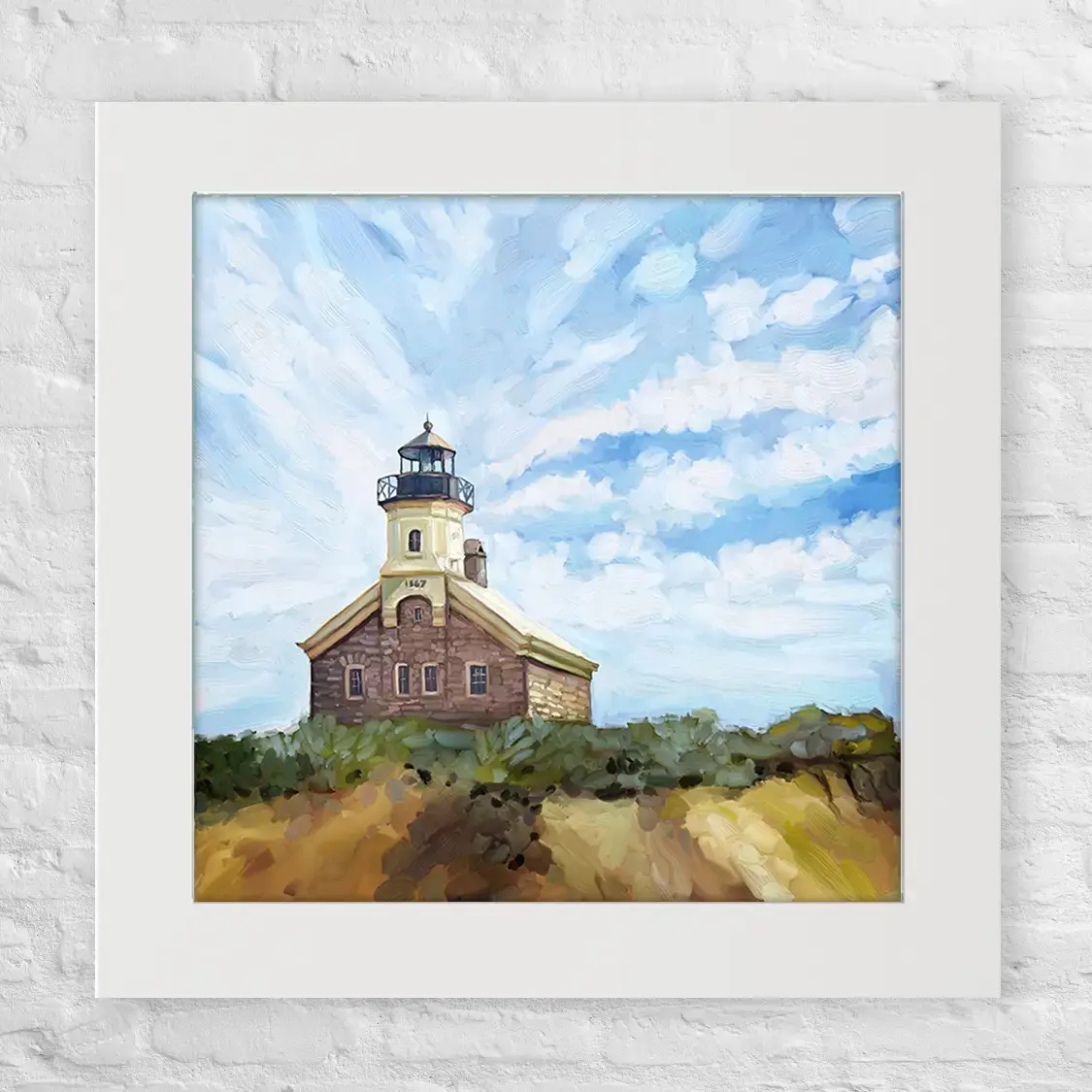 Block Island North Lighthouse - Coastal Square