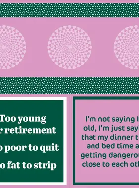 Cocktail Napkin - Napkin I'm Old | Funny Party Gift