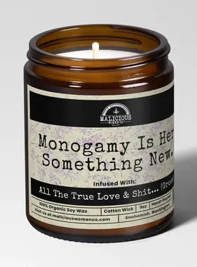 Monogamy Is Her Something New Soy Candle 9oz