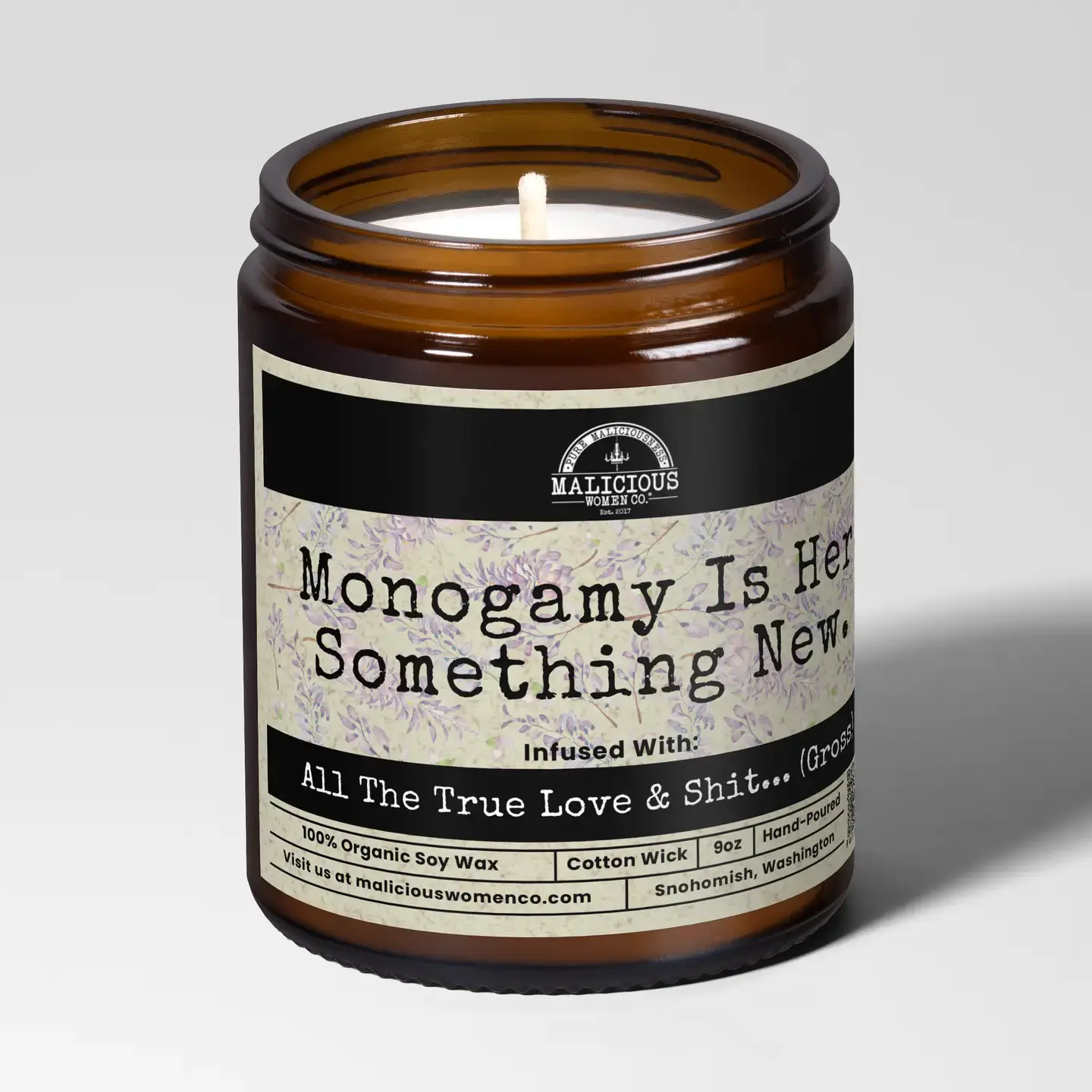 Monogamy Is Her Something New Soy Candle 9oz