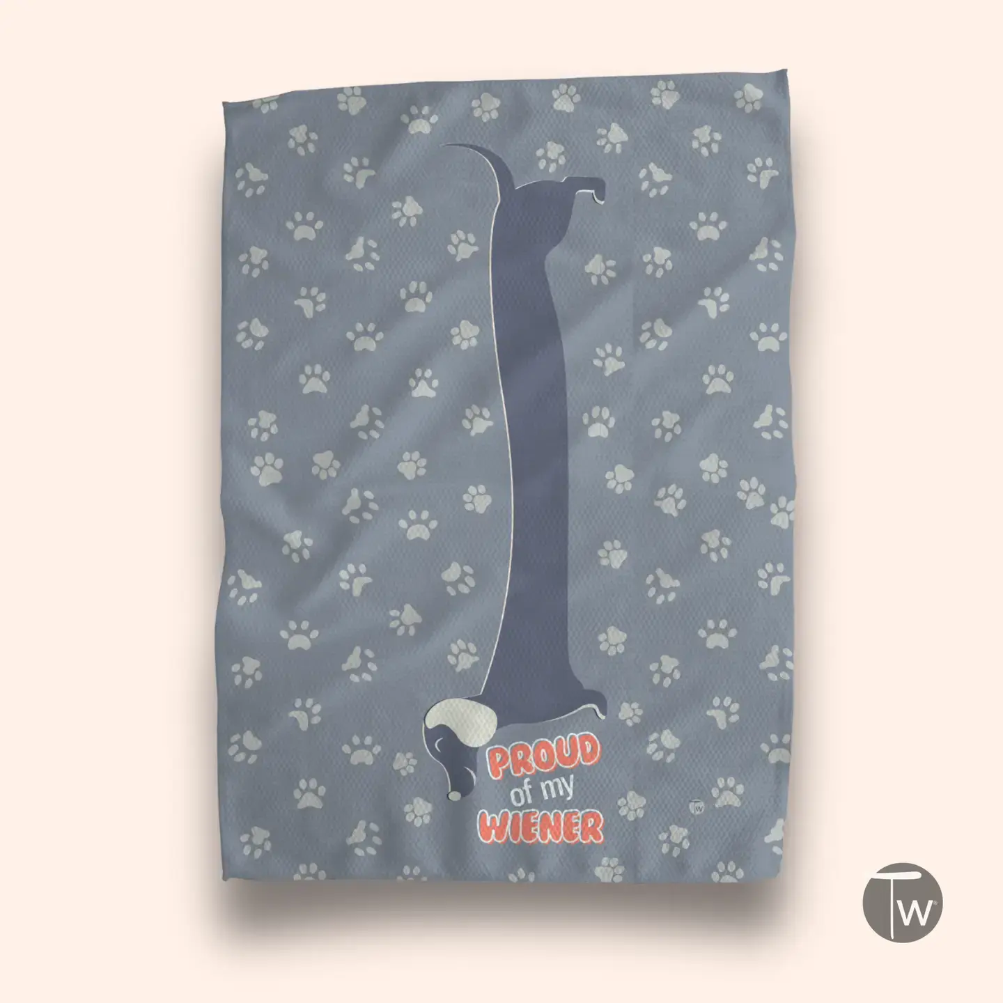 Kitchen Tea Towel  - Proud of My Wiener