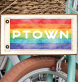 Twine Sign - PTOWN Pride Flag