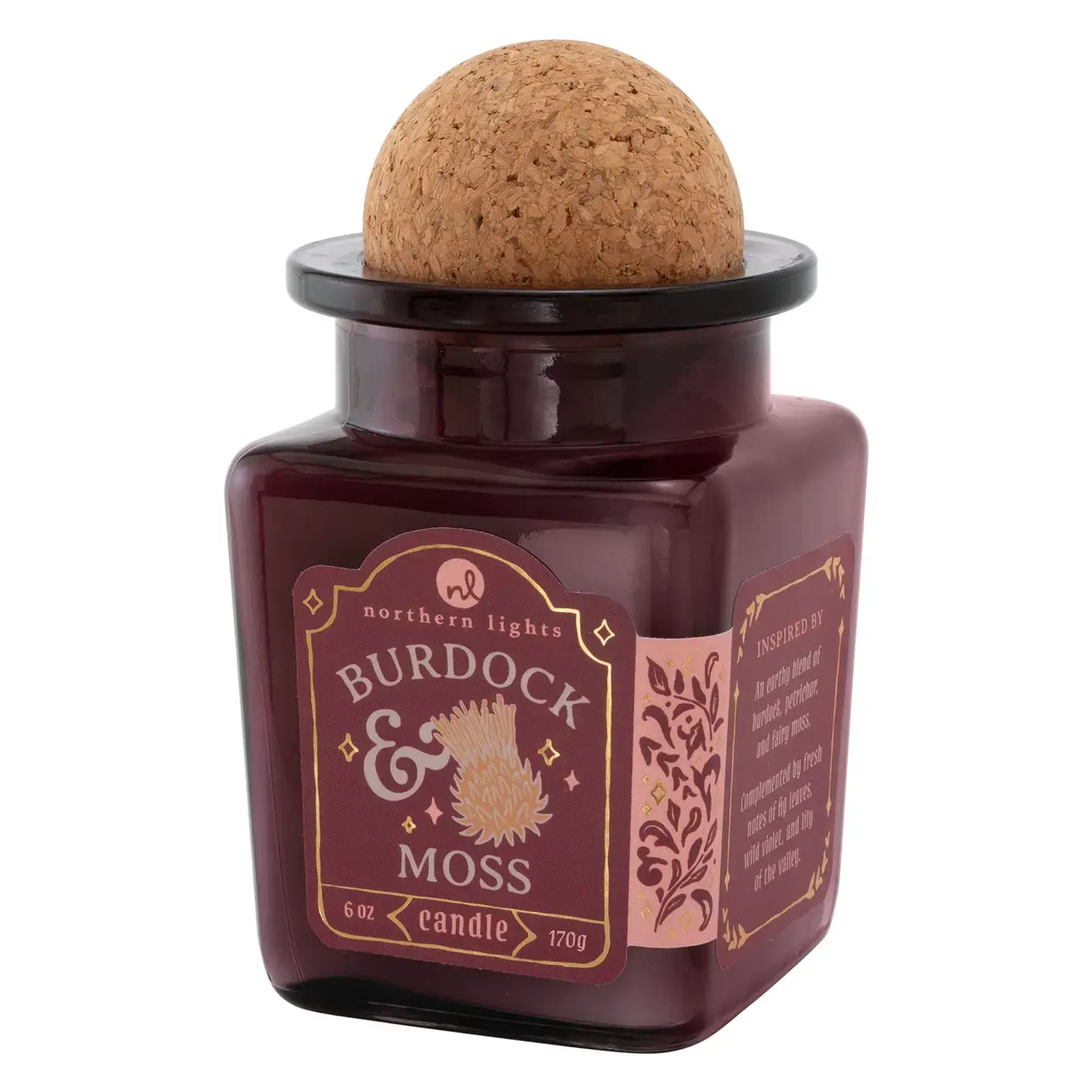Curiosity Candle - Burdock & Moss 6oz