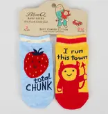 Chunk/ Run This Town Baby Socks