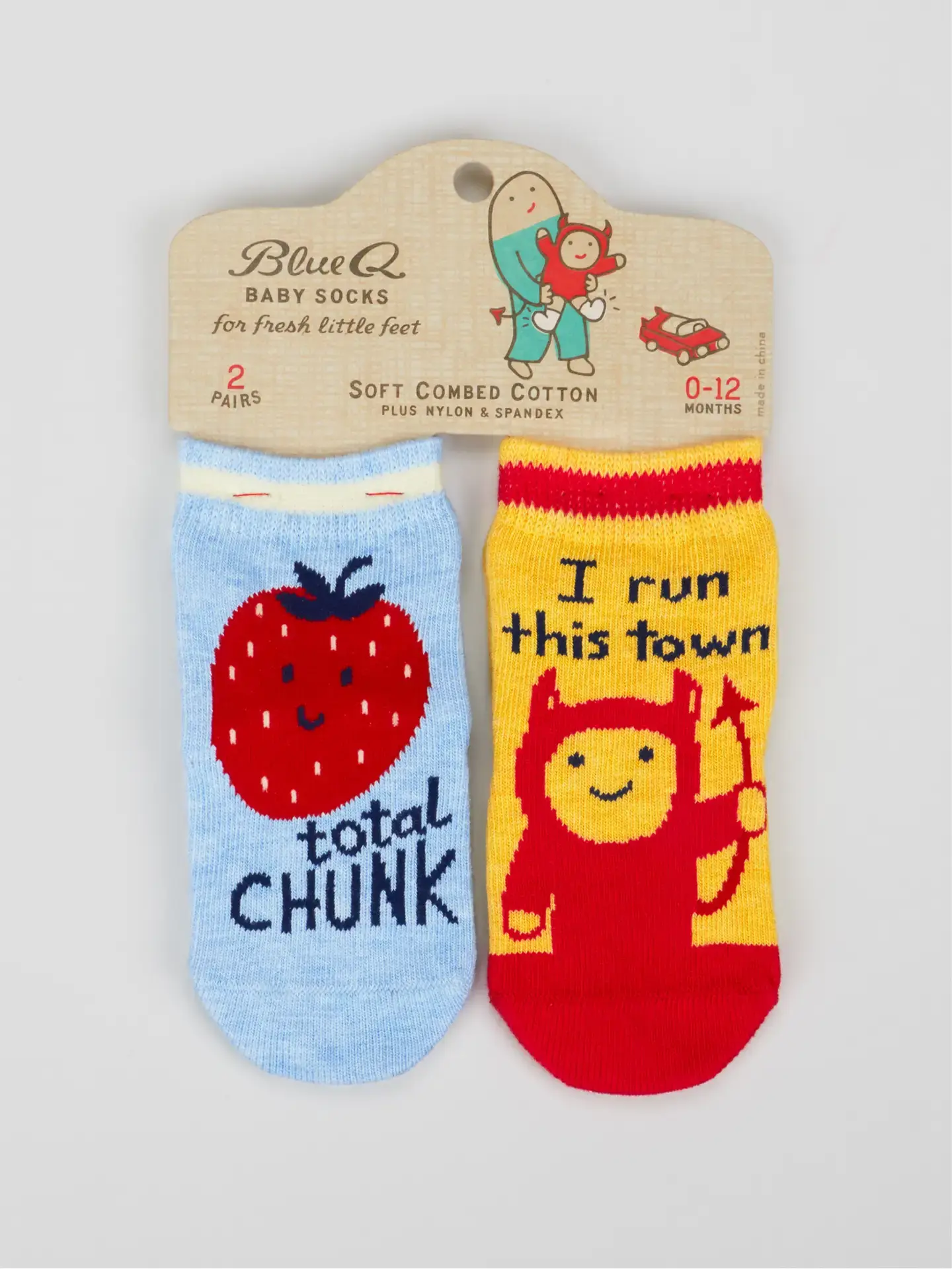 Chunk/ Run This Town Baby Socks