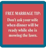 Free Marriage Advice Coaster