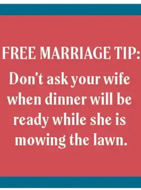 Free Marriage Advice Coaster