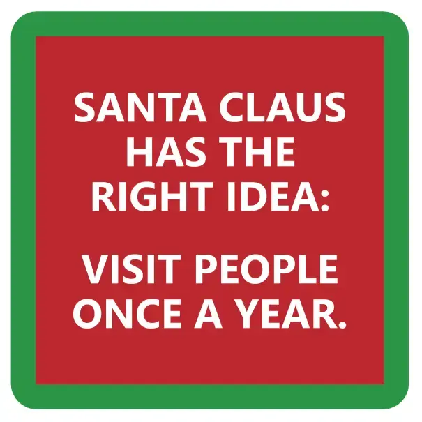 Xmas - Santa Claus Coaster