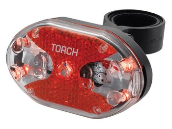 Torch Torch. Tail Bright 5X. Lumière clignotante. Arrière