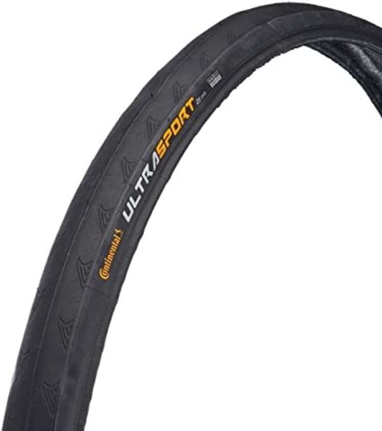 Continental Wire Bead Ultra Sport III 700x25 Black PureGrip
