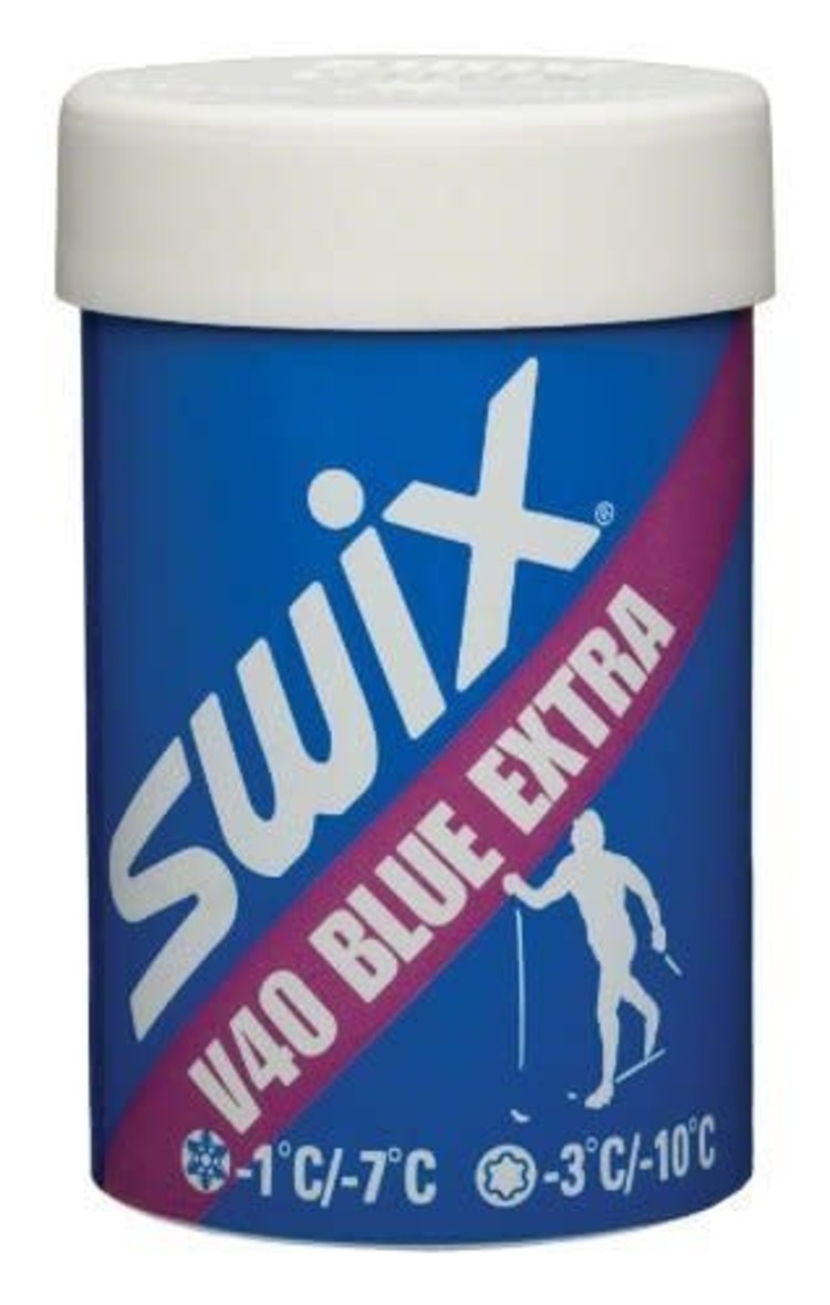 Swix V40 Blue Extra Hardwax -1/-7C, 43g