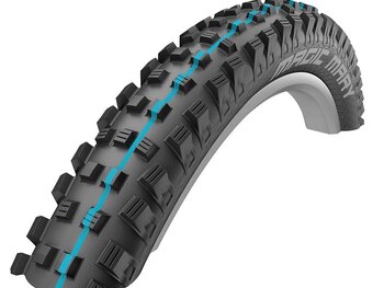 Schwalbe Schwalbe, Magic Mary Addix, Pneu de VTT, 27.5''x2.35, Pliable, Tubeless Ready, Addix Soft, Super Gravity, TL Easy, 67TPI, Noir