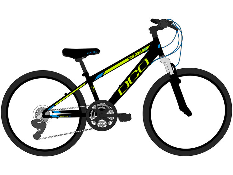 DCO DCO Satellite ALT 24" Noir/Lime