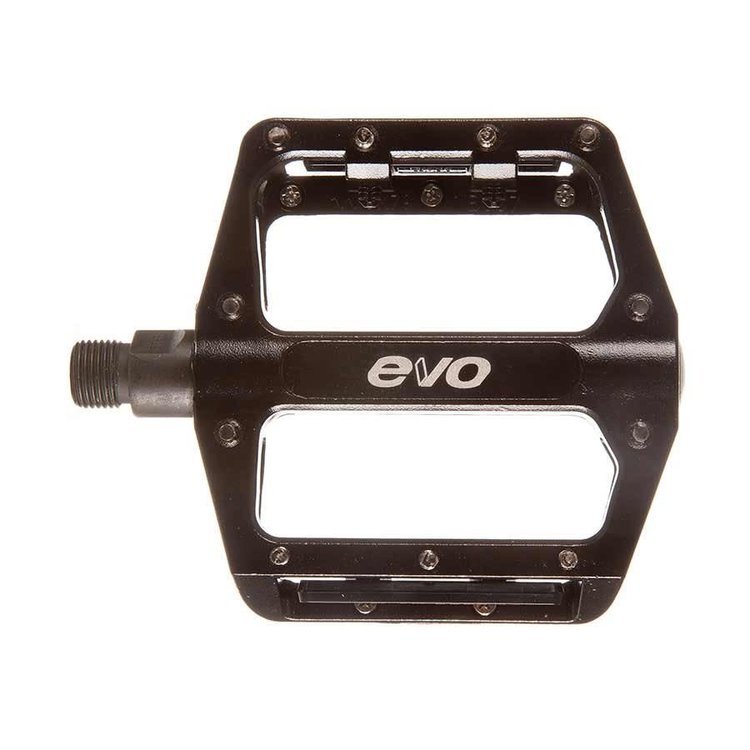 EVO EVO, MX-6, Pédales plateformes, Corps: Aluminium, Axe: Cr-Mo, 9/16'', Noir, Paire